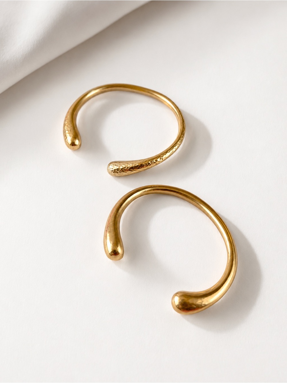 100% Brass Open Cuff Bracelet - Women Jewelry
